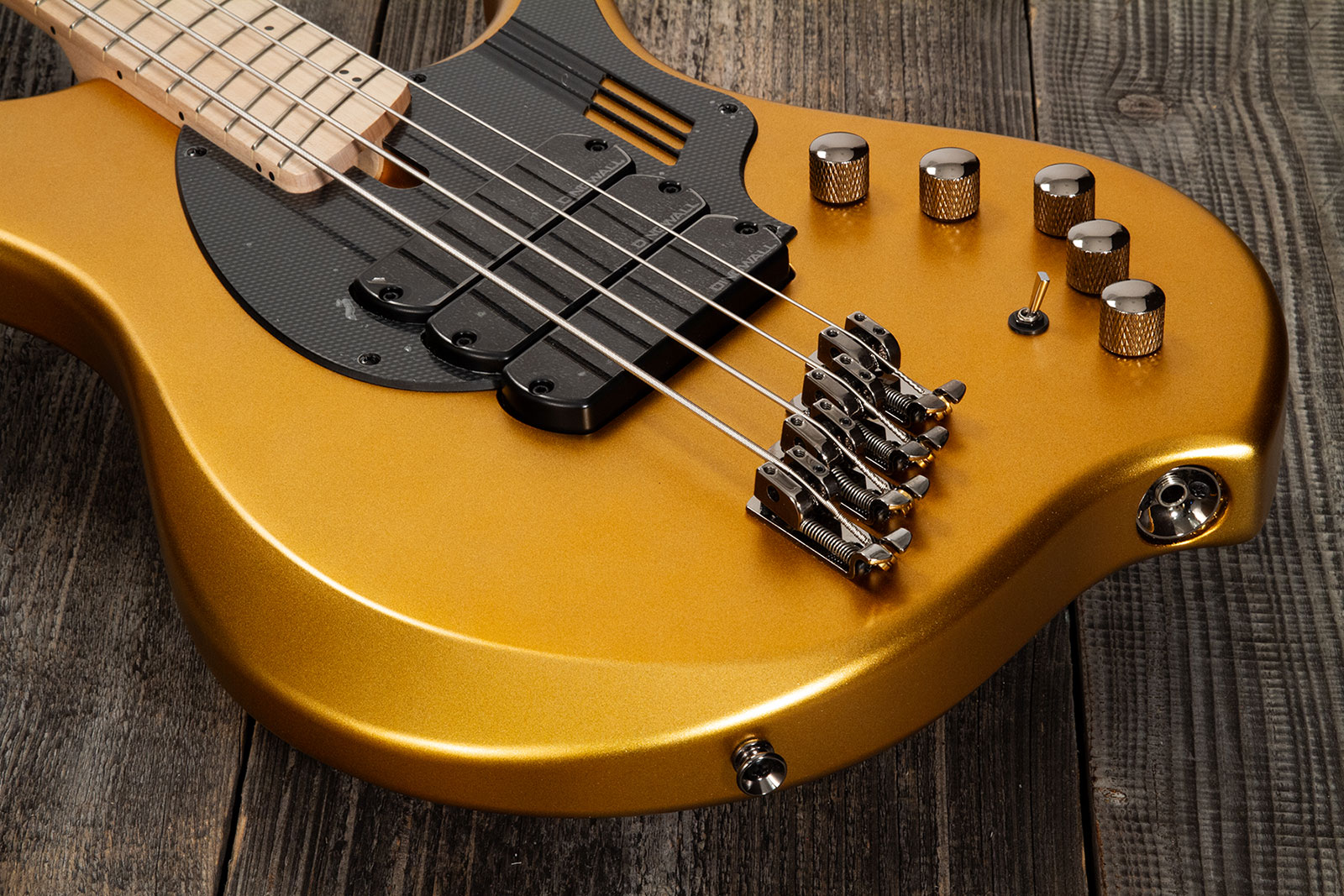 Dingwall Adam Nolly Getgood Ng3 4c Signature 3pu Active Mn - Gold Matte - Solid body electric bass - Variation 4
