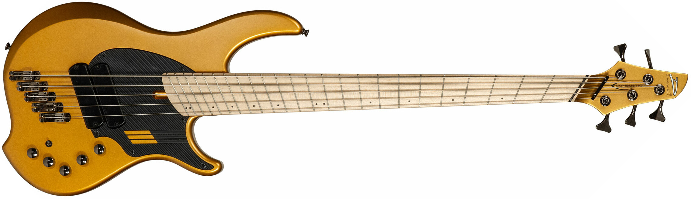 Dingwall Adam Nolly Getgood Ng2 5c Signature 2pu Active Mn - Gold Matte - Solid body electric bass - Main picture