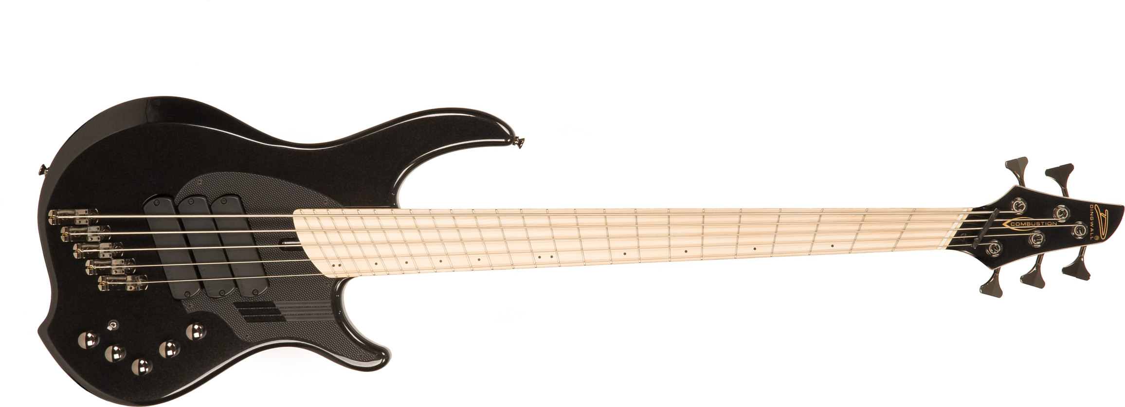 Dingwall Adam Nolly Getgood Ng3 5c Signature 3pu Active Mn - Metallic Black - Solid body electric bass - Main picture
