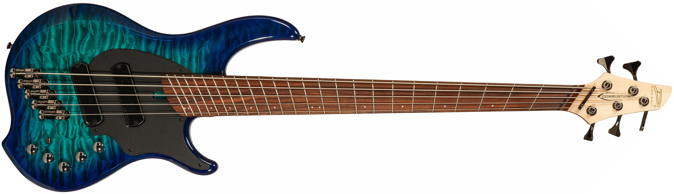 Dingwall Combustion Cb2 5c 2pu Active Pf - Whalepool Burst - Solid body electric bass - Main picture