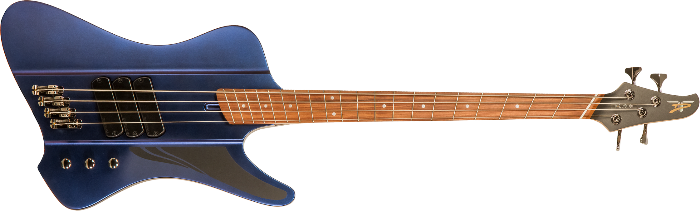 Dingwall D-roc Standard 4c 3-pickups Pf - Blue To Purple Colorshift - Solid body electric bass - Main picture