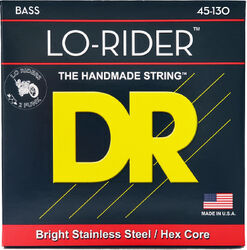 Electric bass strings Dr LO-RIDER Stainless Steel 45-130 - 5-string set