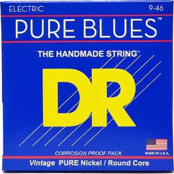 Electric guitar strings Dr PHR-9/46 Pure Blues 09-46 - Set of strings