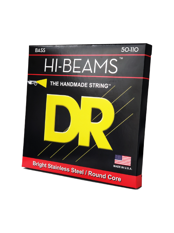 Dr Jeu De 4 Cordes Hi-beams Stainless Steel 50-110 - Electric bass strings - Variation 1