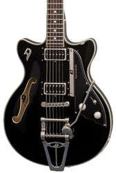 Semi-hollow electric guitar Duesenberg Fullerton TV - Black