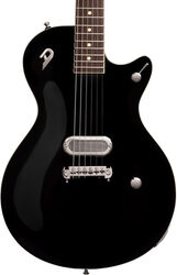 Single cut electric guitar Duesenberg Chambered Senior - Black