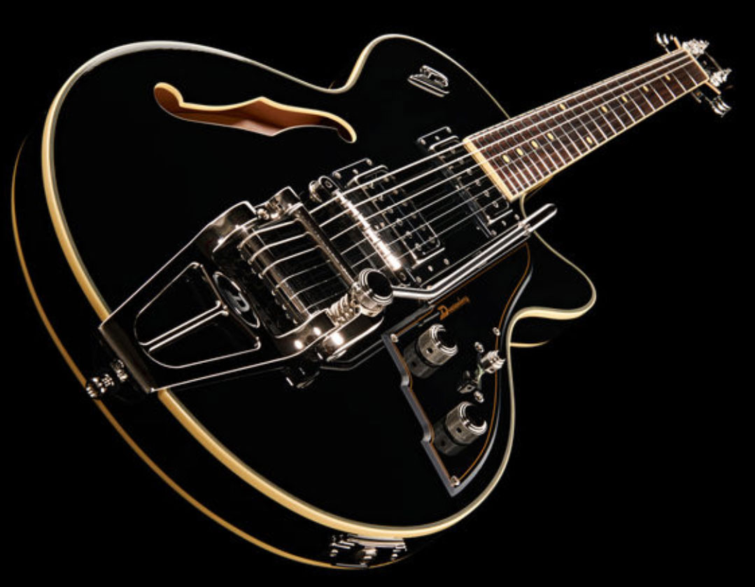 Duesenberg Starplayer Iii Hs Trem Rw - Black - Semi-hollow electric guitar - Variation 1