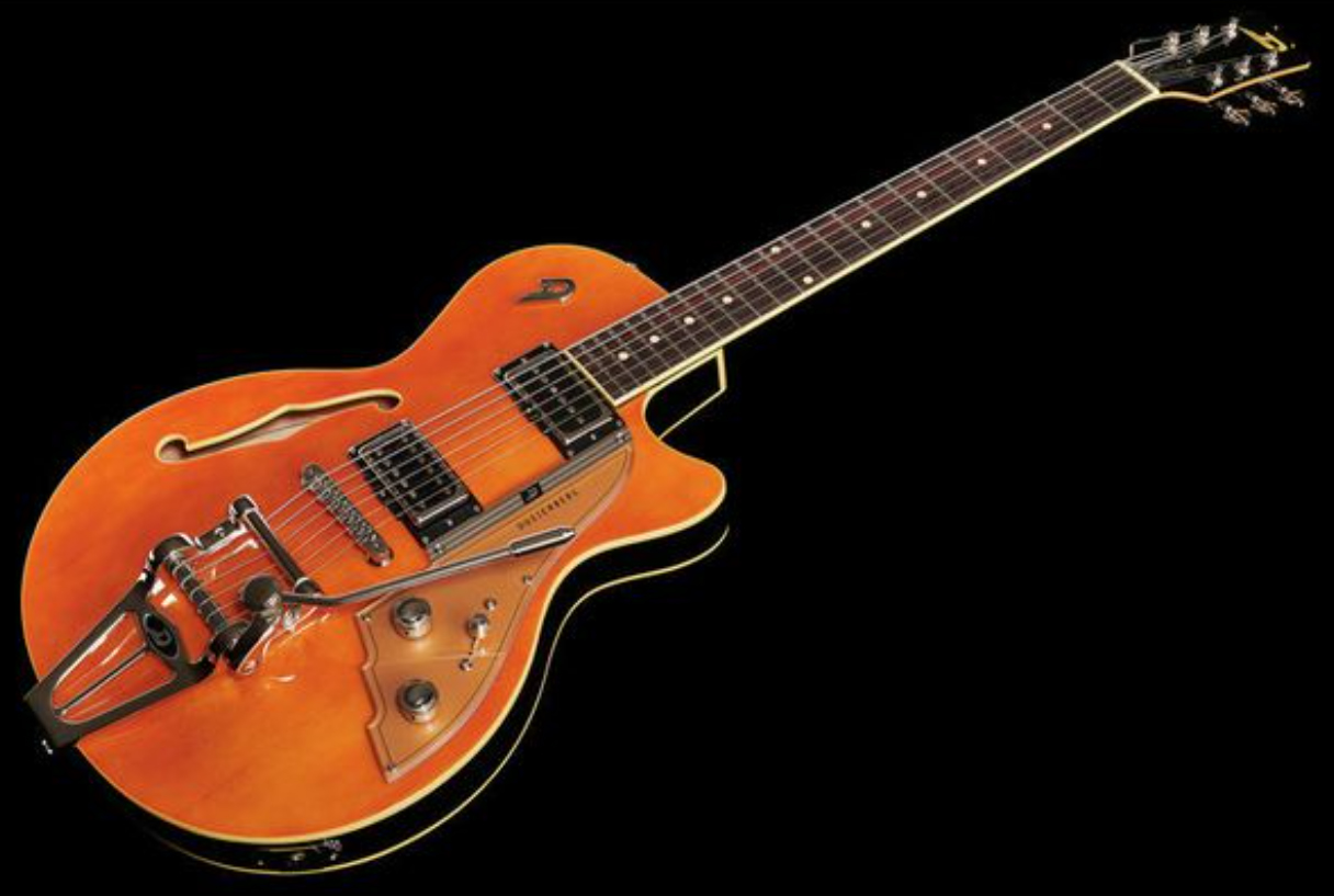 Duesenberg Starplayer Tv Hs Trem Rw - Vintage Orange - Semi-hollow electric guitar - Variation 3