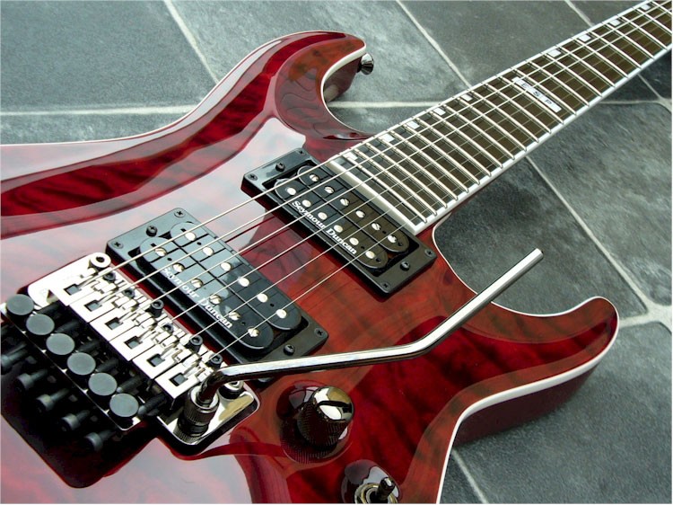 Esp E-ii Horizon Fr Hh Seymour Duncan Fr Eb - See Thru Black Cherry - Str shape electric guitar - Variation 2