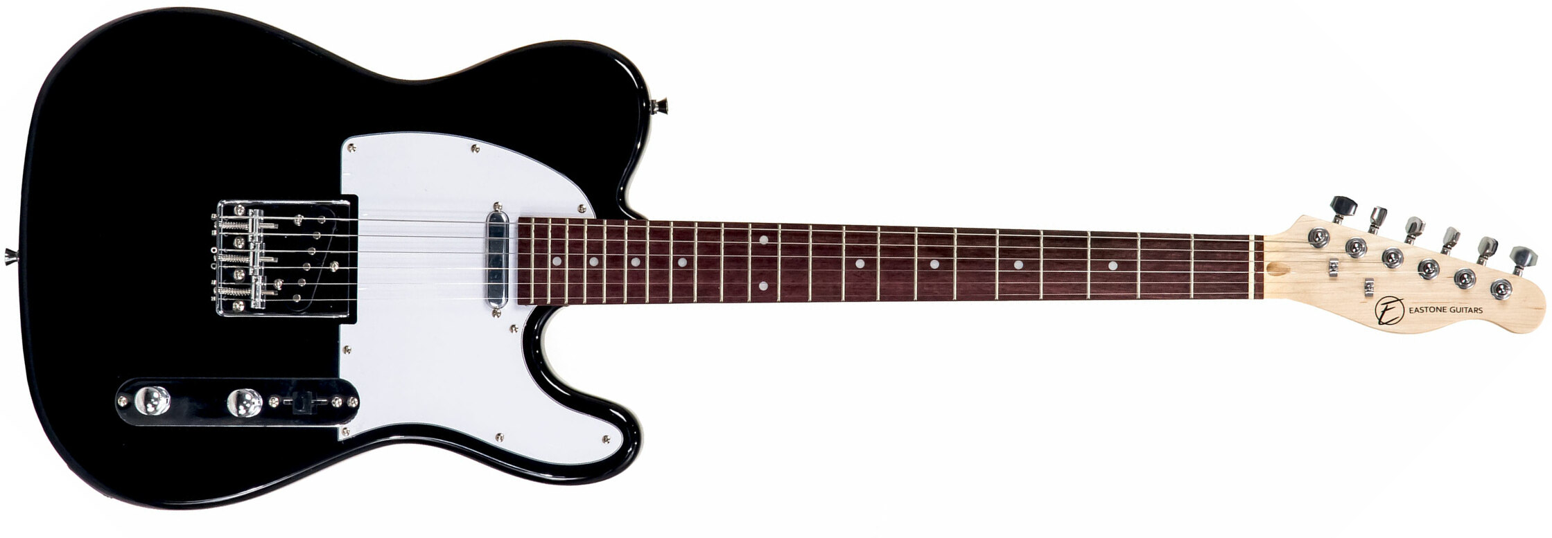 Eastone Tl70 Ss Ht Pur - Black - Tel shape electric guitar - Main picture