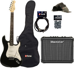 Electric guitar set Eastone STR70 +Blackstar Id Core Stereo 10 V3 +Accessories - Black