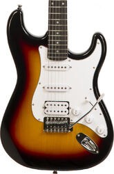 Str shape electric guitar Eastone STR80T 3TS (PUR) - Sunburst