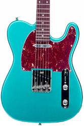 Tel shape electric guitar Eastone TL70 (PUR) - Metallic light blue