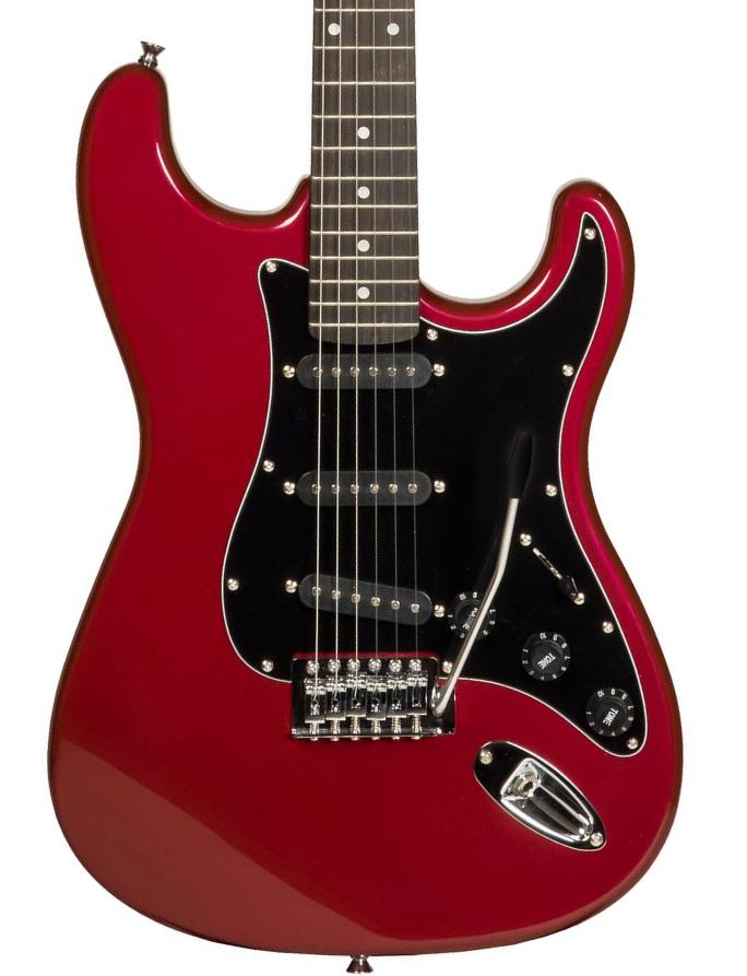 Str shape electric guitar Eastone STR70T - Red