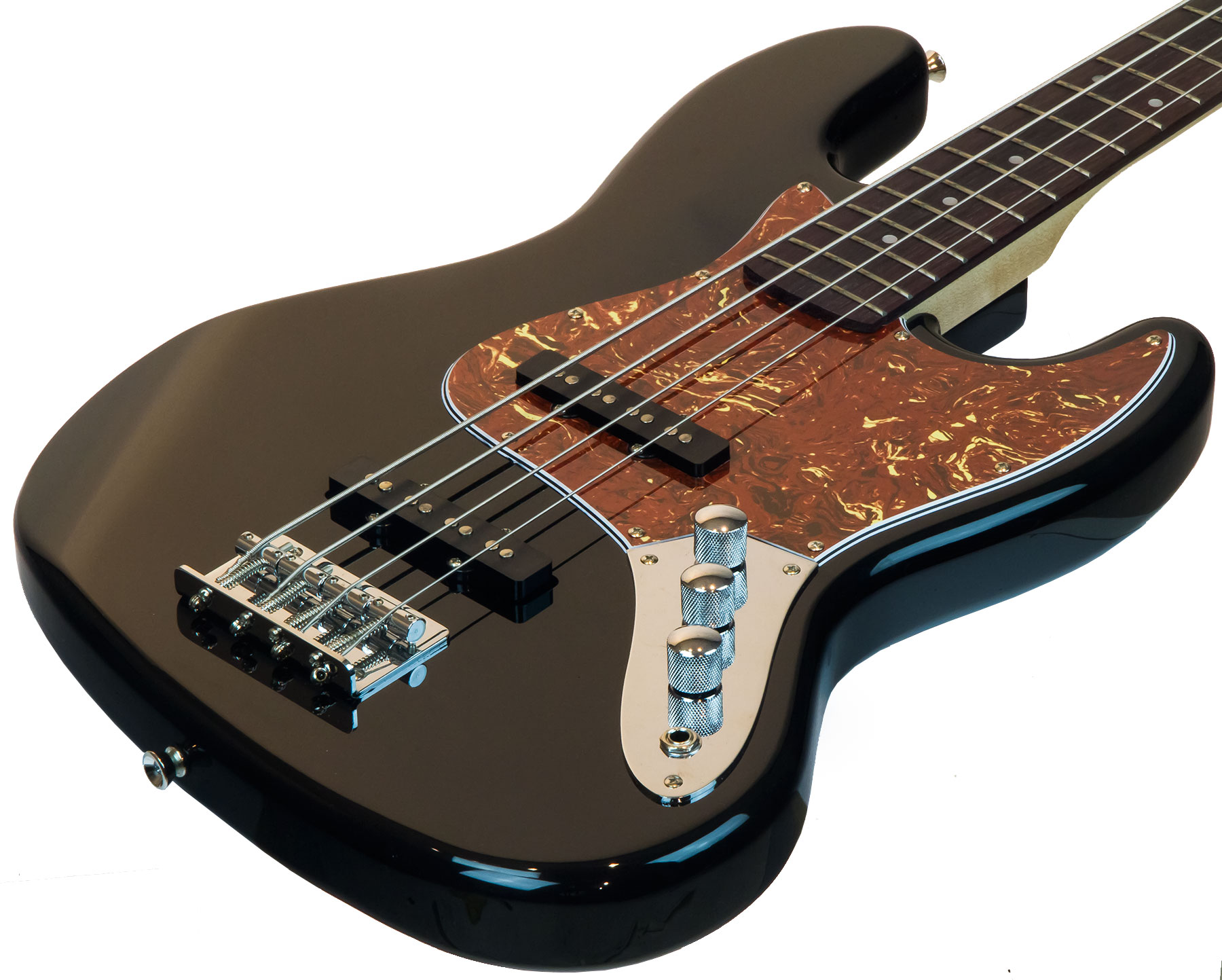 Eastone Jab Pur - Black - Solid body electric bass - Variation 1