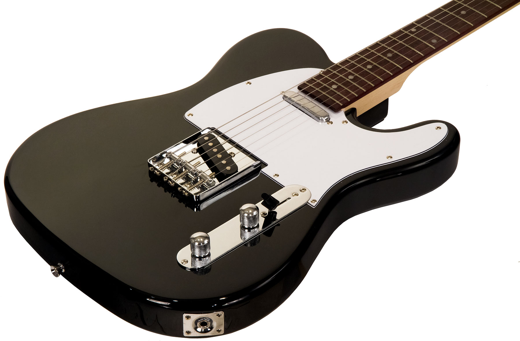 Eastone Tl70 Ss Ht Pur - Black - Tel shape electric guitar - Variation 1