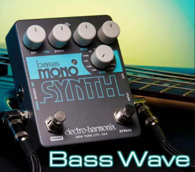 Electro Harmonix Bass Mono Synth Bass Synthesizer - Simulator & modulation effect pedal for bass - Variation 1