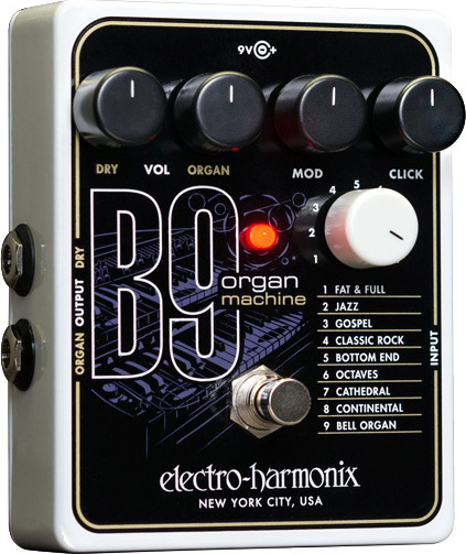 Electro Harmonix B9 - Modulation, chorus, flanger, phaser & tremolo effect pedal - Main picture