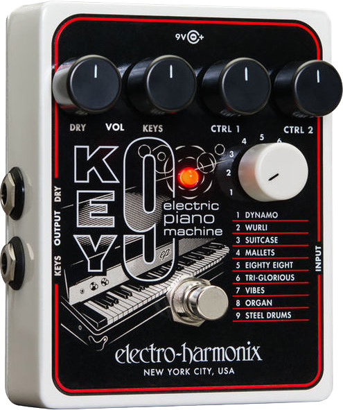 Electro Harmonix Key 9 - Modulation, chorus, flanger, phaser & tremolo effect pedal - Main picture