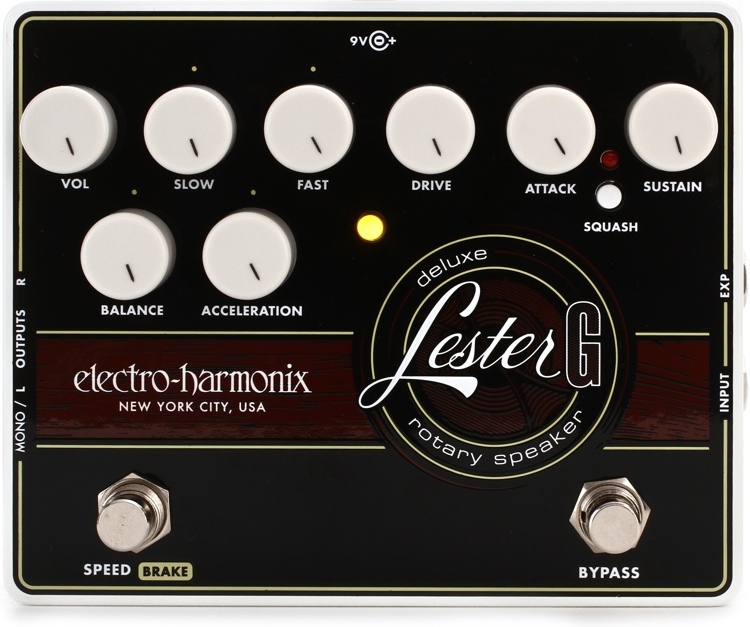 Electro Harmonix Lester G Deluxe Rotary Speaker - Modulation, chorus, flanger, phaser & tremolo effect pedal - Main picture