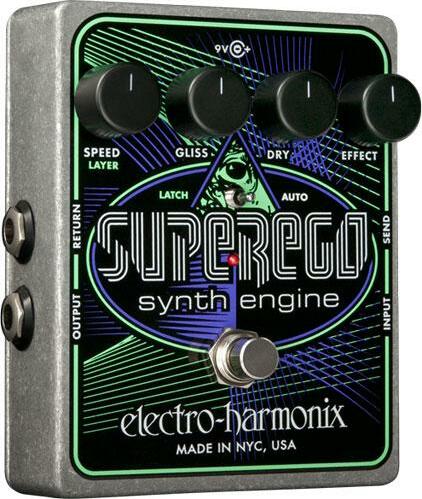 Electro Harmonix Superego Synth Engine - Modulation, chorus, flanger, phaser & tremolo effect pedal - Main picture