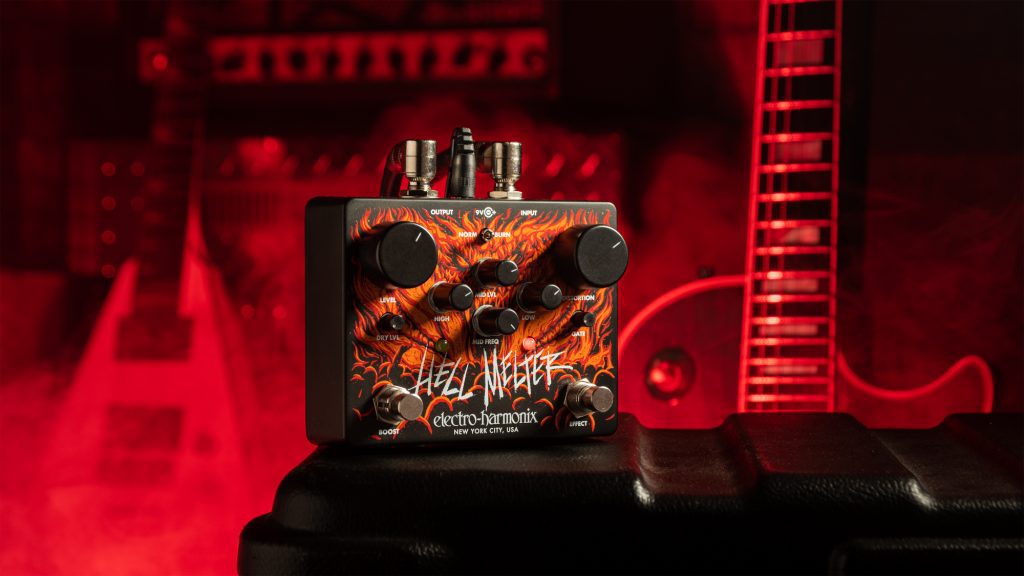 Electro Harmonix Hell Melter - Overdrive, distortion & fuzz effect pedal - Variation 2