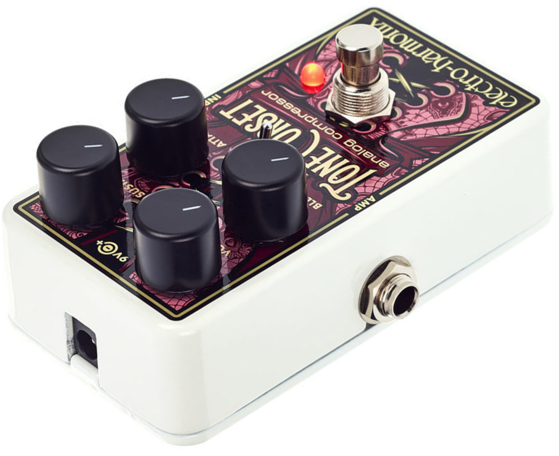 Electro Harmonix Tone Corset Analog Compressor - Compressor, sustain & noise gate effect pedal for bass - Variation 3