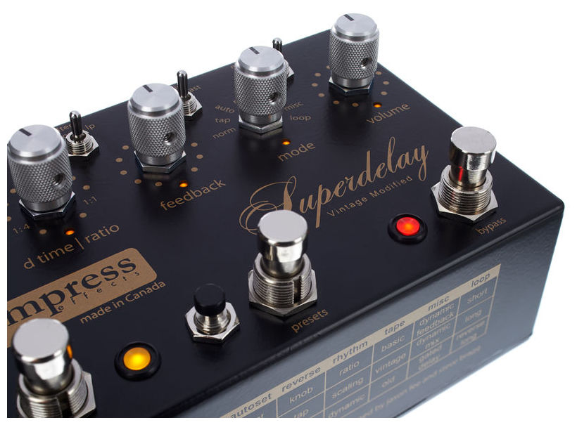 Empress Superdelay Vintage Modified - Reverb, delay & echo effect pedal - Variation 2