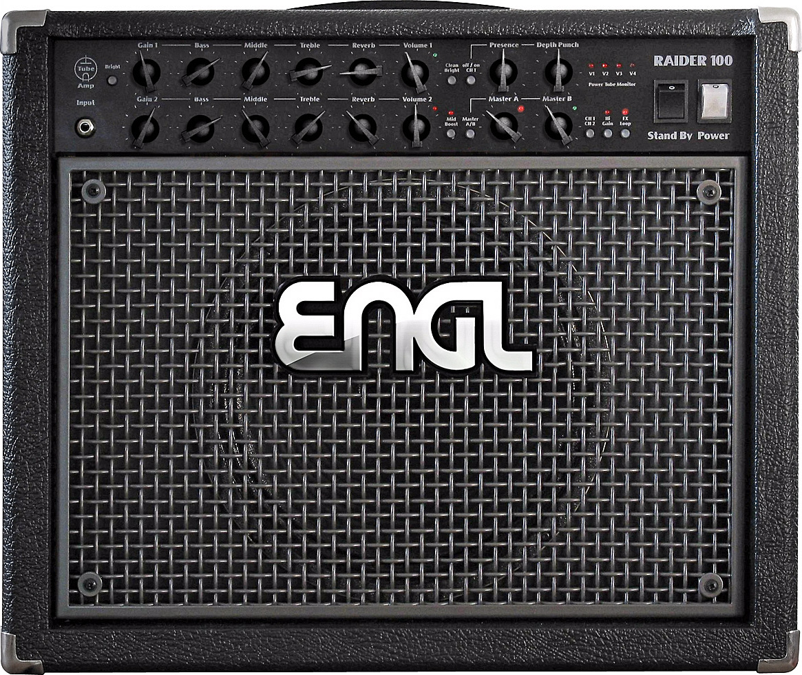 Engl Raider 100 E344 100w 1x12 Black - Electric guitar combo amp - Main picture