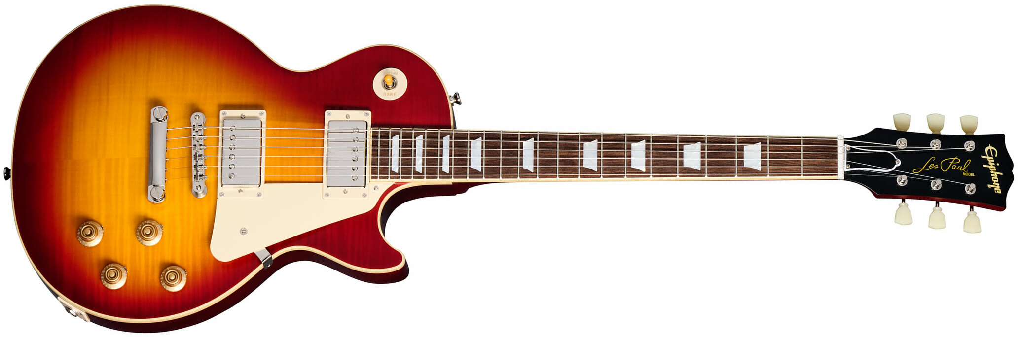 Epiphone 1959 Les Paul Standard Inspired By 2h Gibson Ht Lau - Vos Factory Burst - Single cut electric guitar - Main picture
