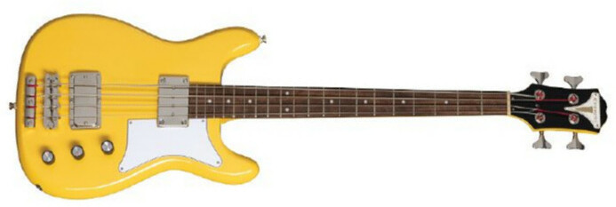 Epiphone Newport Bass Lau - Sunset Yellow - Solid body electric bass - Main picture