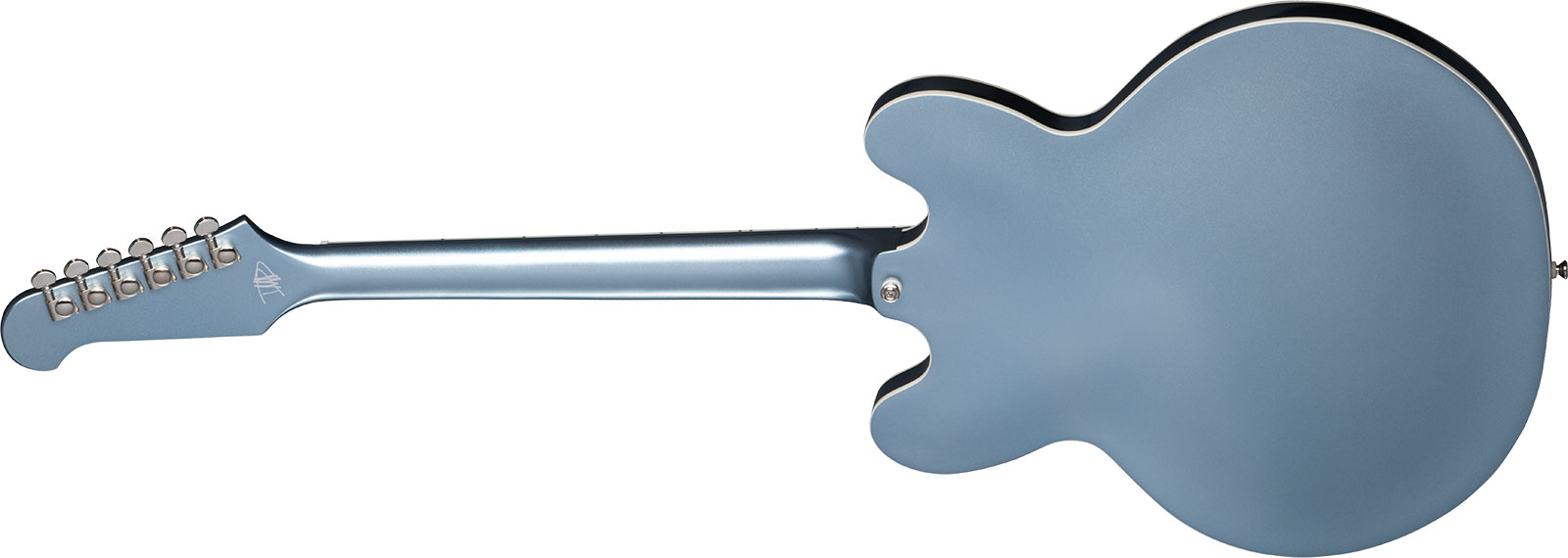 Epiphone Dave Grohl Dg-335 Signature 2h Ht Lau - Pelham Blue - Semi-hollow electric guitar - Variation 1