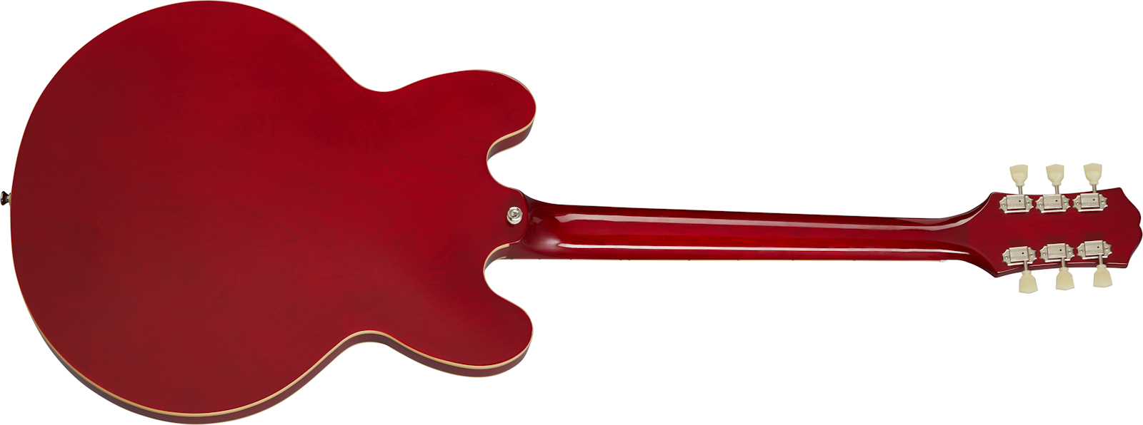 Epiphone Es-335 Lh Inspired By Gibson Original Gaucher 2h Ht Rw - Cherry - Left-handed electric guitar - Variation 1