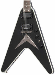 Metal electric guitar Epiphone Dave Mustaine Flying V Custom - Black metallic