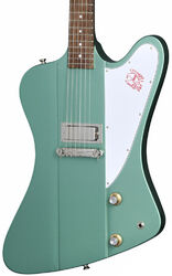 Retro rock electric guitar Epiphone 1963 Firebird I - Inverness green