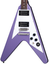 Signature electric guitar Epiphone Kirk Hammett 1979 Flying V - Purple metallic