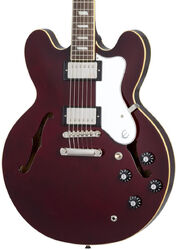 Semi-hollow electric guitar Epiphone Noel Gallagher Riviera - Dark wine red