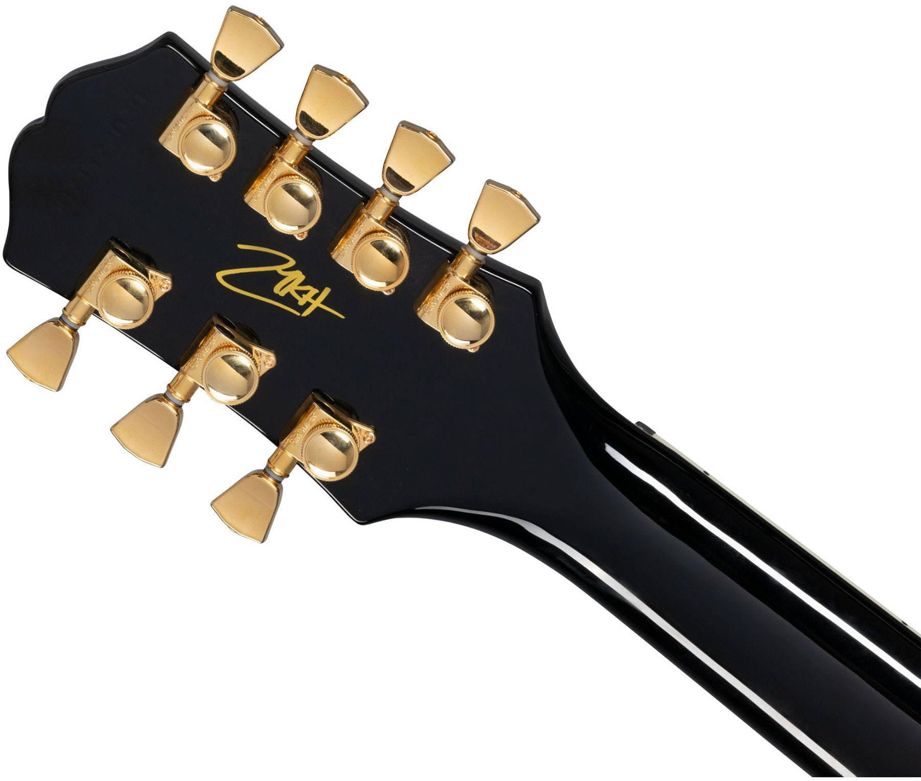 Epiphone Matt Heafy Les Paul Custom Origins 7c Signature 2h Fishman Fluence Custom Ht Eb - Ebony - 7 string electric guitar - Variation 4