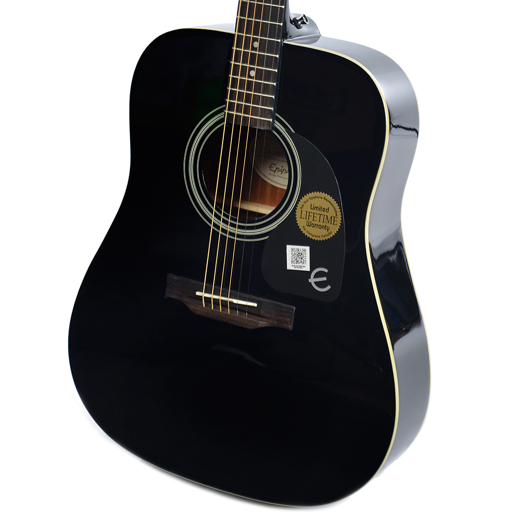 Epiphone Pro-1 Acoustic Dreadnought Epicea Acajou - Ebony - Acoustic guitar & electro - Variation 3