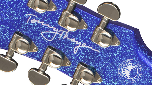 Epiphone Tommy Thayer Les Paul Electric Blue Outfit Signature 2h Ht Lau - Blue - Single cut electric guitar - Variation 3