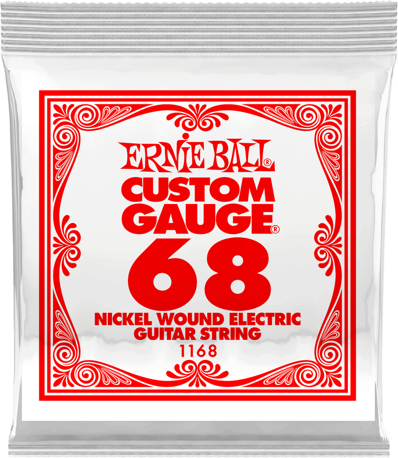 Ernie Ball Corde Au DÉtail Electric (1) 1168 Slinky Nickel Wound 68 - Electric guitar strings - Main picture