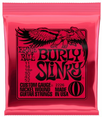 Ernie Ball Electric (6) 2226 Burly Slinky 11-52 - Electric guitar strings - Main picture