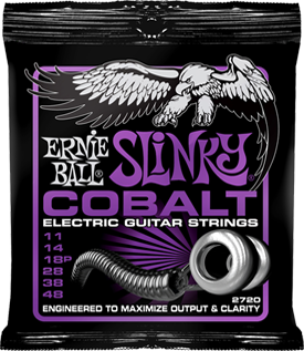 Ernie Ball Jeu De 6 Cordes Electric (6) 2720 Cobalt Power Slinky 11-48 - Electric guitar strings - Main picture