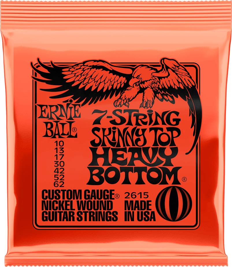 Ernie Ball P02615 Sthb Slinky Nickel Wound Electric Guitar 7c 10-62 - Electric guitar strings - Main picture