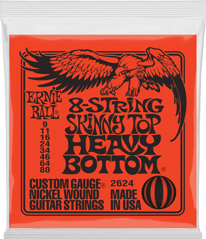 Ernie Ball P02624 Sthb Slinky Nickel Wound Electric Guitar Strings 8c 9-80 - Electric guitar strings - Main picture