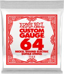 Electric guitar strings Ernie ball Electric (1) 1164 Slinky Nickel Wound 64 - String by unit