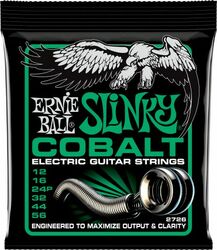 Electric guitar strings Ernie ball Electric (6) 2726 Cobalt Not Even Slinky 12-56 - Set of strings