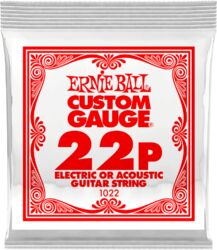 Electric guitar strings Ernie ball Electric / Acoustic (1) 1022 Slinky Nickel Wound 22 - String by unit
