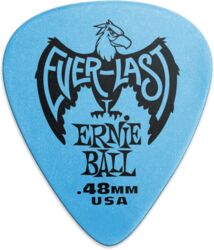 Guitar pick Ernie ball Everlast Pack of 12 Blue 0.48mm