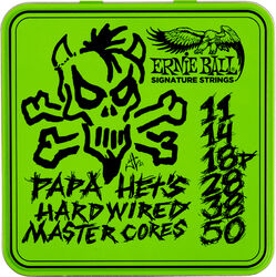 Electric guitar strings Ernie ball James Hetfield Signature P03821 Electric Guitar 6-String Set Papa Het's Hardwire Core 11-50 - Set of strings